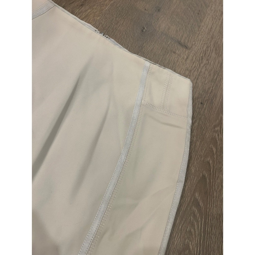 White House Black Market Perfect Form Cream Ribbon Trim Pencil‎ Skirt Size 8 - Picture 4 of 10